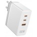 CARGADOR PARED 100W 2xUSB-C/USB-A BLANCO VENTION