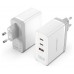 CARGADOR PARED 100W 2xUSB-C/USB-A BLANCO VENTION