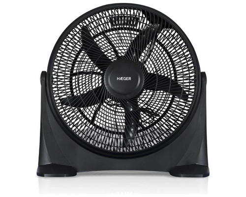 VENTILADOR DE SUELO SEMI INDUSTRIAL HOVER WIND NEGRO HAEGER