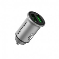 CARGADOR COCHE 2xUSB-A 18W GRIS VENTION-AA1 CARGADOR COCHE 2xUSB-A 18W GRIS VENTION
