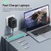 CARGADOR PARED UNIVERSAL TOMA DE CORRIENTE/2xUSB-C/USB-A 65W NEGRO VENTION