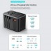 CARGADOR PARED UNIVERSAL TOMA DE CORRIENTE/2xUSB-C/USB-A 65W NEGRO VENTION