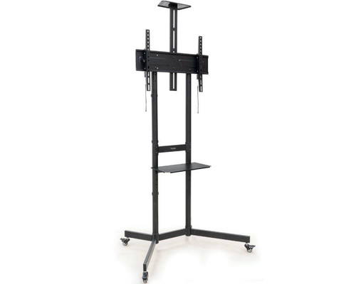 SOPORTE SUELO CON RUEDAS NEFERTITI 37""-70"" NEGRO TOOQ