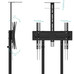 SOPORTE SUELO CON RUEDAS NEFERTITI 37""-70"" NEGRO TOOQ