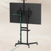 SOPORTE SUELO CON RUEDAS NEFERTITI 37""-70"" NEGRO TOOQ