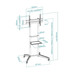 SOPORTE TOOQ FS1170M-B-DU23 SOPORTE TOOQ FS1170M-B