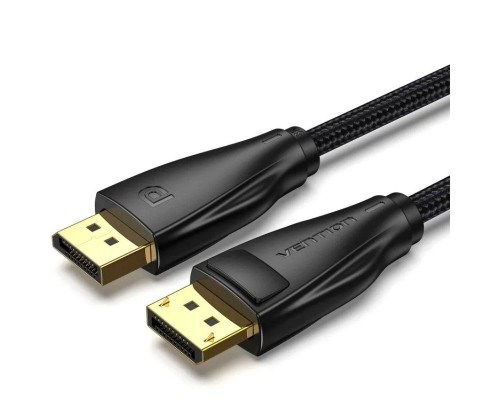 CABLE DISPLAYPORT 1.4 8K DP/M-DP/M TRENZADO 1 M NEGRO VENTION