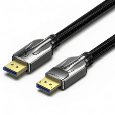 CABLE DISPLAYPORT 2.1 16K DP/M-DP/M TRENZADO 3 M NEGRO VENTION-AA7 CABLE DISPLAYPORT 2.1 16K DP/M-DP/M TRENZADO 3 M NEGRO VENTION