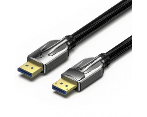 CABLE DISPLAYPORT 2.1 16K DP/M-DP/M TRENZADO 3 M NEGRO VENTION-AA7 CABLE DISPLAYPORT 2.1 16K DP/M-DP/M TRENZADO 3 M NEGRO VENTION