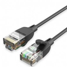 CABLE DE RED LATIGUILLO RJ45 UTP CAT6A AWG32 8 M NEGRO VENTION