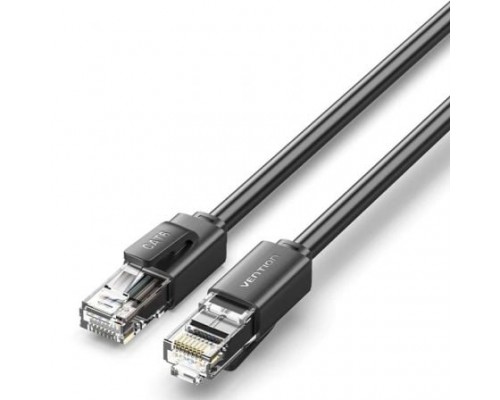 CABLE DE RED LATIGUILLO RJ45 UTP CAT6 AWG26 0.5 M NEGRO VENTION