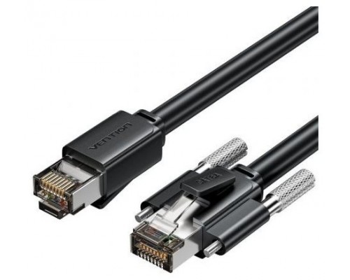 CABLE DE RED LATIGUILLO RJ45 CAT.6 SFTP AWG26 3 M NEGRO VENTION