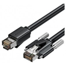 CABLE DE RED LATIGUILLO RJ45 CAT.6 SFTP AWG26 8 M NEGRO VENTION