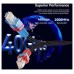 CABLE DE RED LATIGUILLO RJ45 GAMING CAT.8 SFTP AWG26 0.5 M NEGRO VENTION