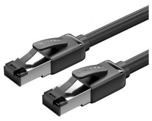 CABLE DE RED LATIGUILLO RJ45 CAT.8 SFTP 1.5 M NEGRO VENTION