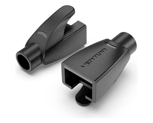 FUNDA PROTECTORA RJ45 (100 Und) NEGRO VENTION