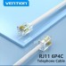 CABLE DE TELEFONO 6P4C BLANCO 5 M VENTION