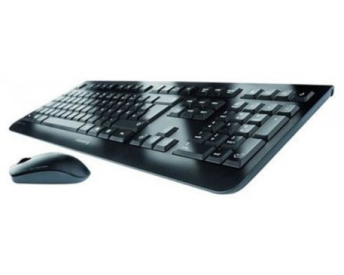 TECLADO + RATON WIRELESS DW 3000 NEGRO CHERRY
