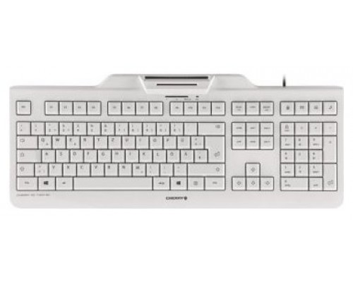TECLADO CON LECTOR DNIe BLANCO CHERRY-AA7 TECLADO CON LECTOR DNIe BLANCO CHERRY