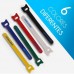 TIRA ORGANIZADORA CABLES 0.15 M (6 uds) COLORES VENTION