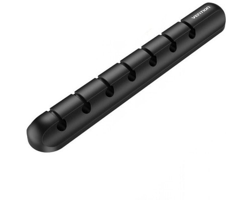 ORGANIZADOR CABLES EN ESPIRAL 7 PUERTOS (2 uds) NEGRO VENTION