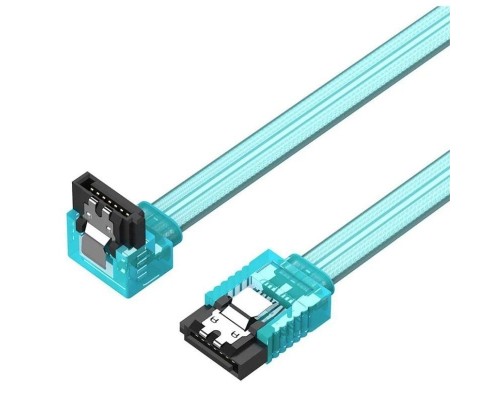 CABLE DE DATOS SATA H/H 0.5 M AZUL VENTION