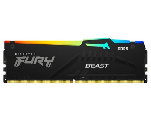 DDR5 32 GB 5600 Mhz. FURY BEAST RGB KINGSTON