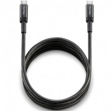 CABLE USB-C A USB-C 2 M KNOT 100W-2 NEGRO NGS-AA2 CABLE USB-C A USB-C 2 M KNOT 100W-2 NEGRO NGS