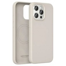 FUNDA SILICONA MAGSAFE IPHONE 14 PRO GRIS GRAVA VENTION