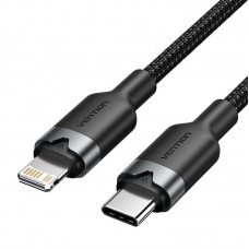 CABLE 2.0 USB-C A LIGHTNING 1 M NEGRO VENTION-AA1 CABLE 2.0 USB-C A LIGHTNING 1 M NEGRO VENTION