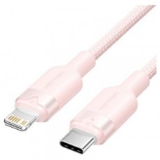 CABLE 2.0 USB-C A LIGHTNING 2 M ROSA VENTION-AA1 CABLE 2.0 USB-C A LIGHTNING 2 M ROSA VENTION