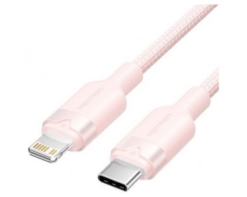 CABLE 2.0 USB-C A LIGHTNING 2 M ROSA VENTION