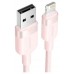 CABLE 2.0 USB A LIGHTNING TRENZADO 2 M ROSA VENTION-AA1 CABLE 2.0 USB A LIGHTNING TRENZADO 2 M ROSA VENTION
