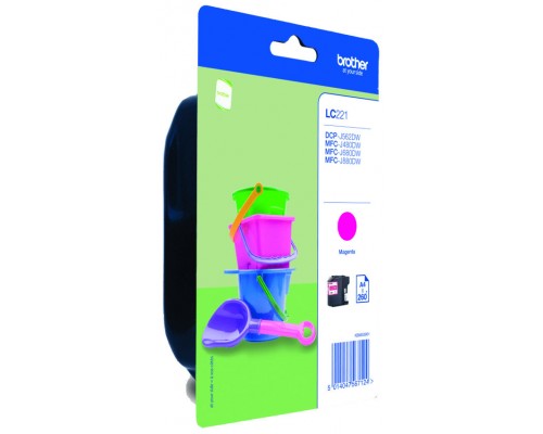 CARTUCHO LC221 MAGENTA BROTHER-AA2 CARTUCHO LC221 MAGENTA BROTHER