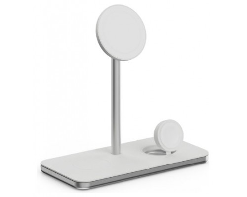 SOPORTE BASE DE CARGA INALAMBRICO 3en1 MAGSAFE PLATA LINQ-AA22 SOPORTE BASE DE CARGA INALAMBRICO 3en1 MAGSAFE PLATA LINQ