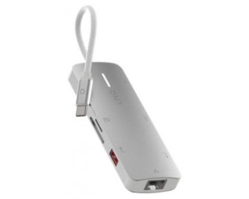 HUB 8 PUERTOS PRO USB-C 140W GRIS LINQ-AA14 HUB 8 PUERTOS PRO USB-C 140W GRIS LINQ