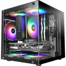CAJA MINITORRE MICROATX MCCUBE NEGRO MARS GAMING