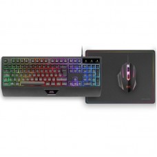 KIT COMBO PACK 3EN1 RGB MCP124 NEGRO MARS GAMING