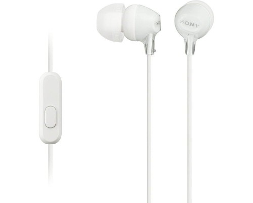 AURICULARES SONY MDR-EX15AP WH-DU2 AURICULARES SONY MDR-EX15AP WH
