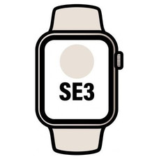 APPLE WATCH SE 3 CAJA ALUMINIO CELL 44mm CORREA DEPORTIVA BLANCA S/M