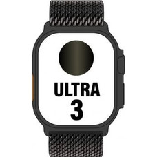 APPLE WATCH ULTRA 3 CAJA TITANIO NEGRA 49mm CORREA LOOP MILANESE NEGRA M