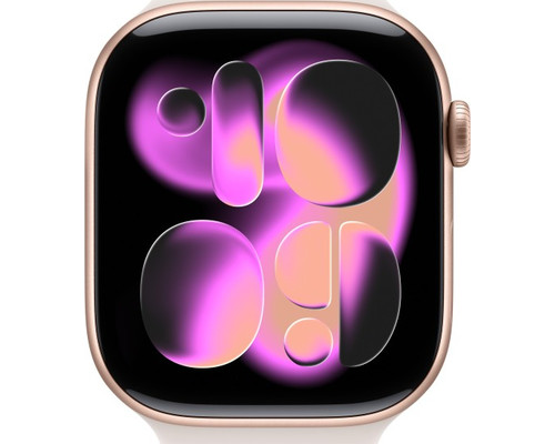 APPLE WATCH SERIES 11 CAJA TITANIO ORO GPS+CELL 42mm CORREA ROSA RUBOR M/L