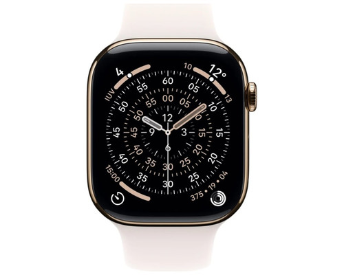 APPLE WATCH SERIES 11 CAJA TITANIO ORO GPS+CELL 46mm CORREA ROSA RUBOR S/M