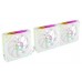 KIT 3 VENTILADORES AUXILIAR MF-LINKFINITY 2 BLANCO MARS GAMING