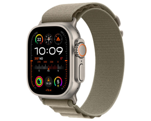 APPLE WATCH ULTRA 2 CAJA TITANIO GPS+CELL 49mm CORREA LOOP OLIVE ALPINE TALLA M