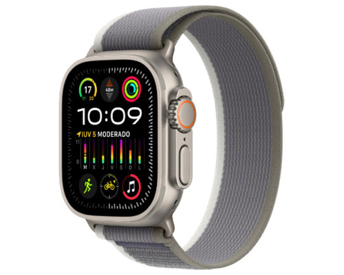 APPLE WATCH ULTRA 2 CAJA TITANIO GPS+CELL 49mm CORREA LOOP GREEN/GREY TRAIL S/M