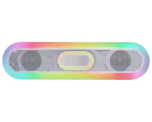 BARRA SONIDO BLUETOOTH RGB MSB-ORB RGB 360&ordm; BLANCO MARS GAMING
