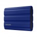 2 TB SSD SERIE PORTABLE T7 SHIELD BLUE SAMSUNG EXTERNO