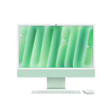 iMAC APPLE 24"" RETINA 4.5K M4 8CORE+GPU 8CORE 16GB 256GB GREEN