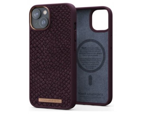 FUNDA MAGSAFE IPHONE 14 PIEL DE SALMON CO&Ntilde;AC NJORD